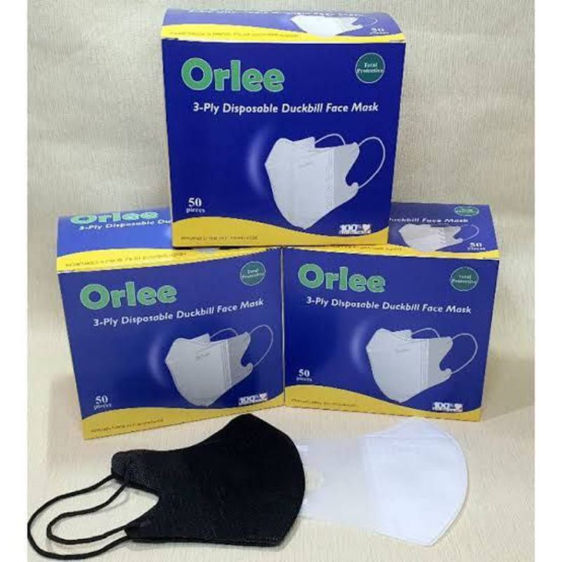 MASKER DUCKBILL ORLEE 3PLY ISI 10PCS 50PCS