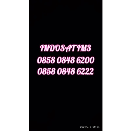 Perdana Nomer Cantik im3 ooredoo Indosat Angka Kembar Double