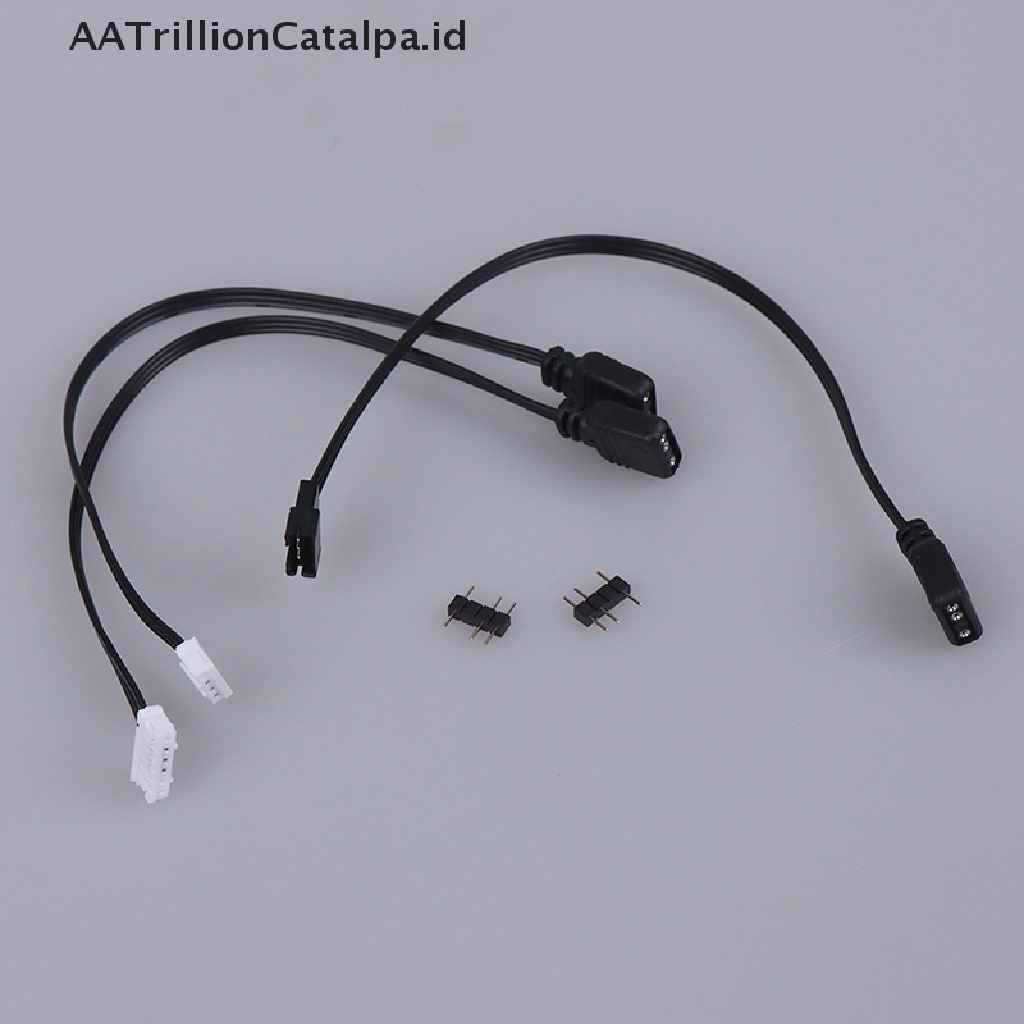 Aatrillioncatalpa Kabel Adapter Controller Kipas Angin 6pin Ke 5V ARGB 3PIN Untuk Controller Kipas Angin