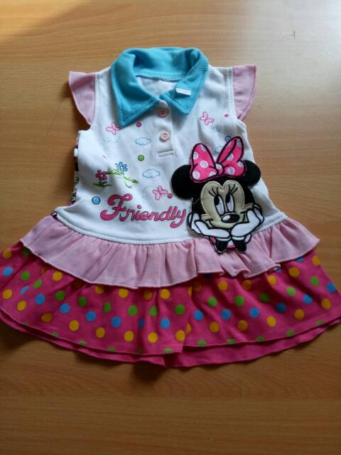 Dress bayi baju anak perempuan usia 3-12bln