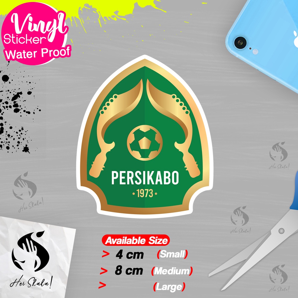 

Stiker Persikabo 1973 Liga Indonesia Sticker Sepak Bola Emblem Logo Anti Air Bahan Vinyl