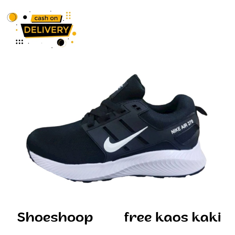 sepatu sekolah nike sepatu ando sepatu sekolah anak laki laki perempuan hitam putih airmax zoom impo