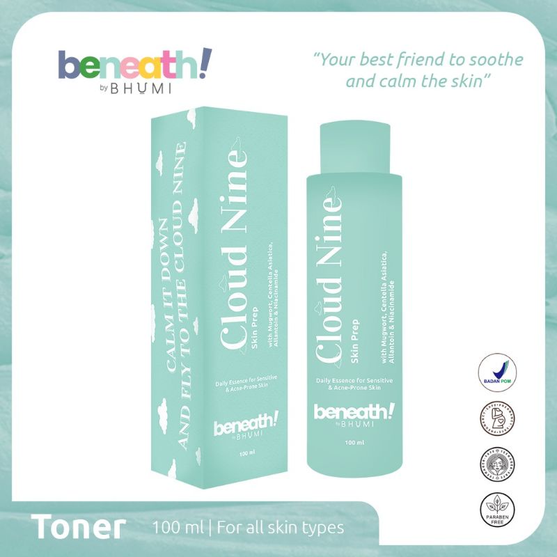 BENEATH! BY BHUMI CLOUD NINE SKIN PREP ESSENCE