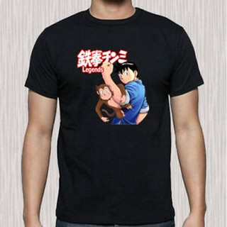 Ironfist Chinmi Kungfu Boy Famous Anime Manga Printed Men S T Shirt Black Shopee Indonesia