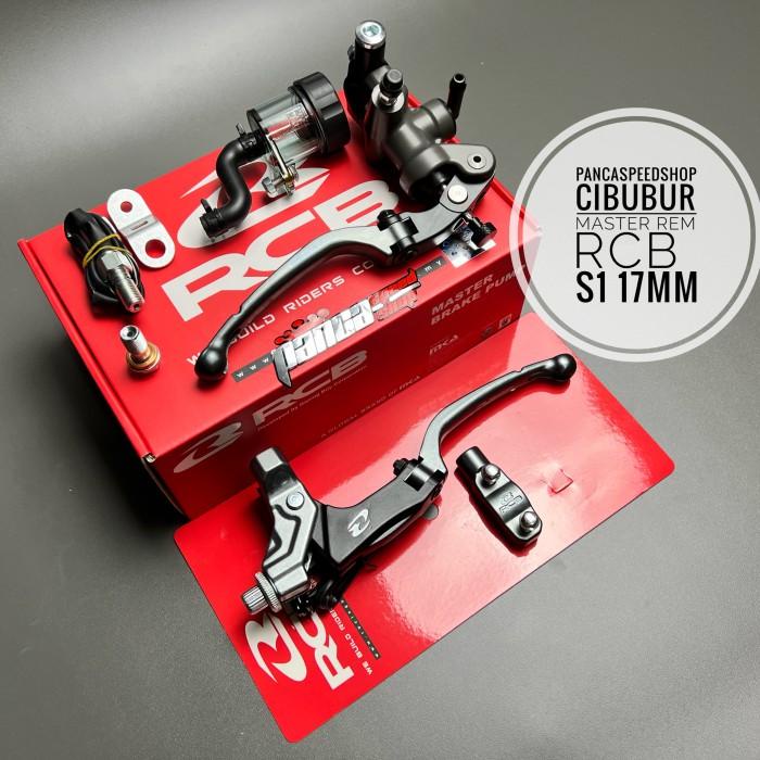 MASTER REM RCB S1 17MM SET HANDLE KOPLING KIRI S1 TITANIUM GREY ABU