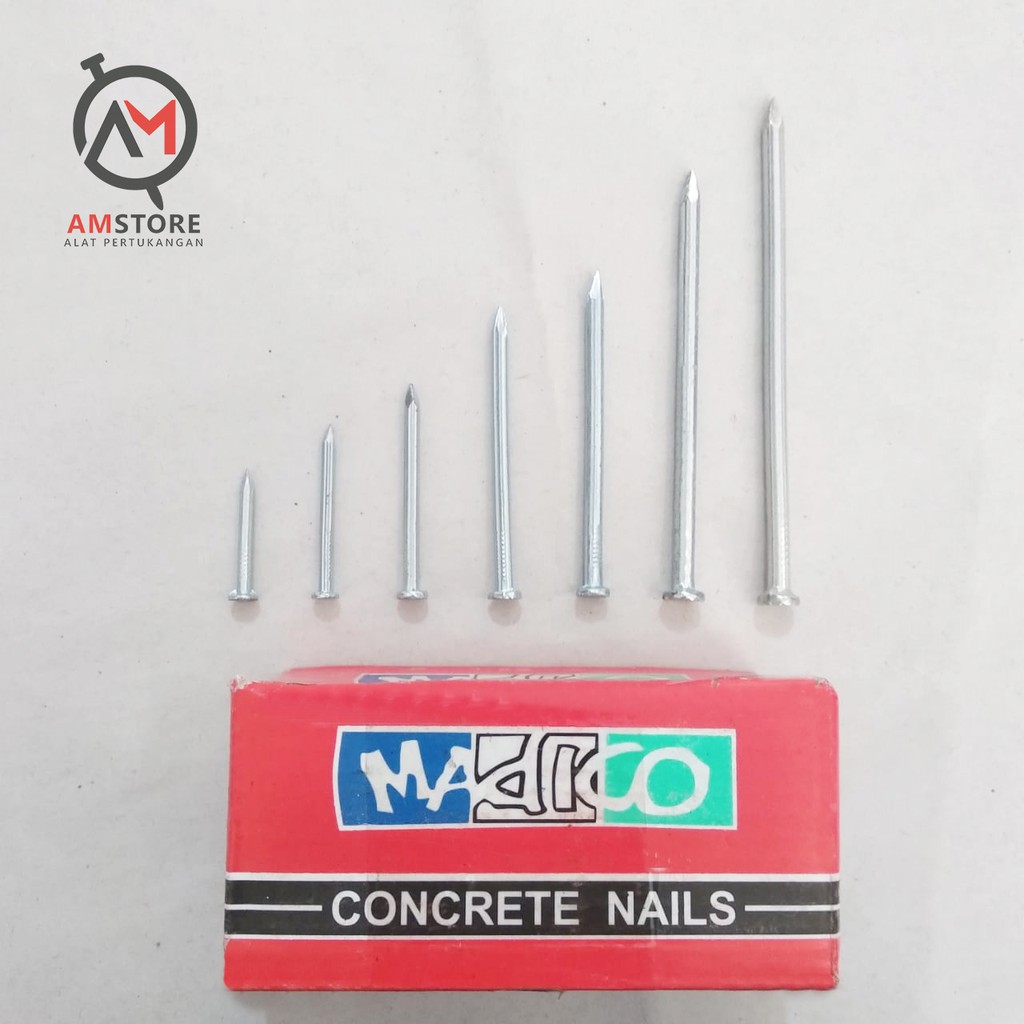 Paku Beton Putih Paku Dinding Paku Cor Madico/Vpr/majesty