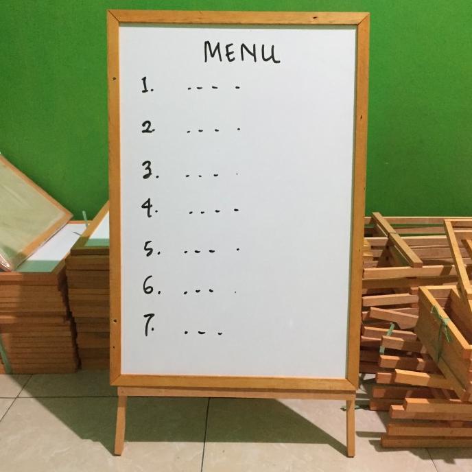 

Papan tulis anak white board 60cmx40cm