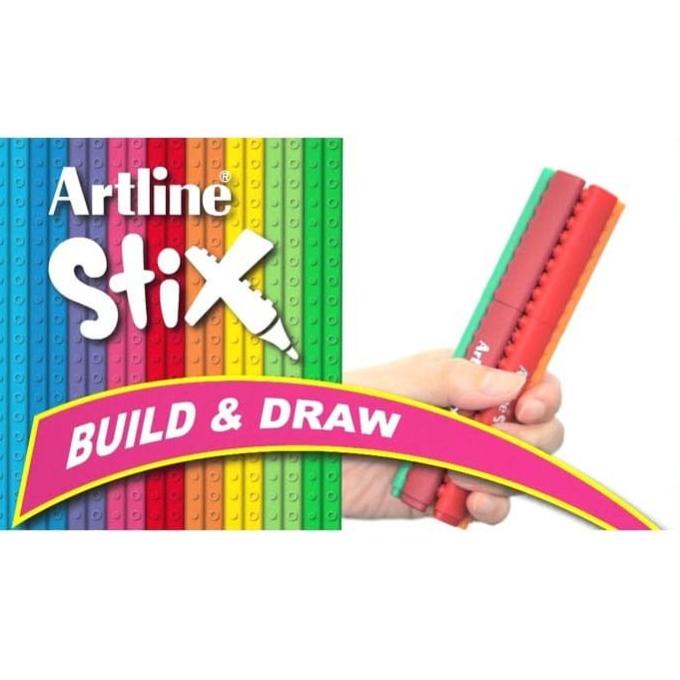 

(BISA COD) Artline Stix Brush Marker Set 12 / Coloring Brush / Kuas Warna FREE ONGKIR Kode 667