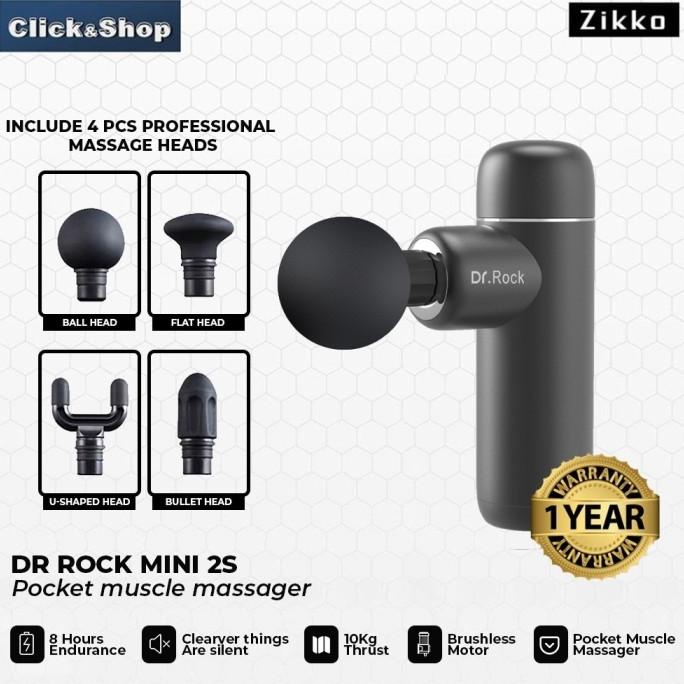 ZIKKO Dr.Rock Mini 2s Pocket Massage Gun -Alat Pijat Elektrik