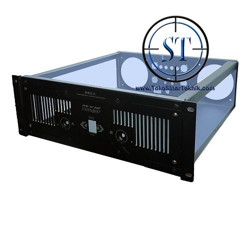 Box Power Amplifier Bok Ampli Heatsink Alumunium Wadah Kit Aktif  MV-12 Box Amply MV12 BELL