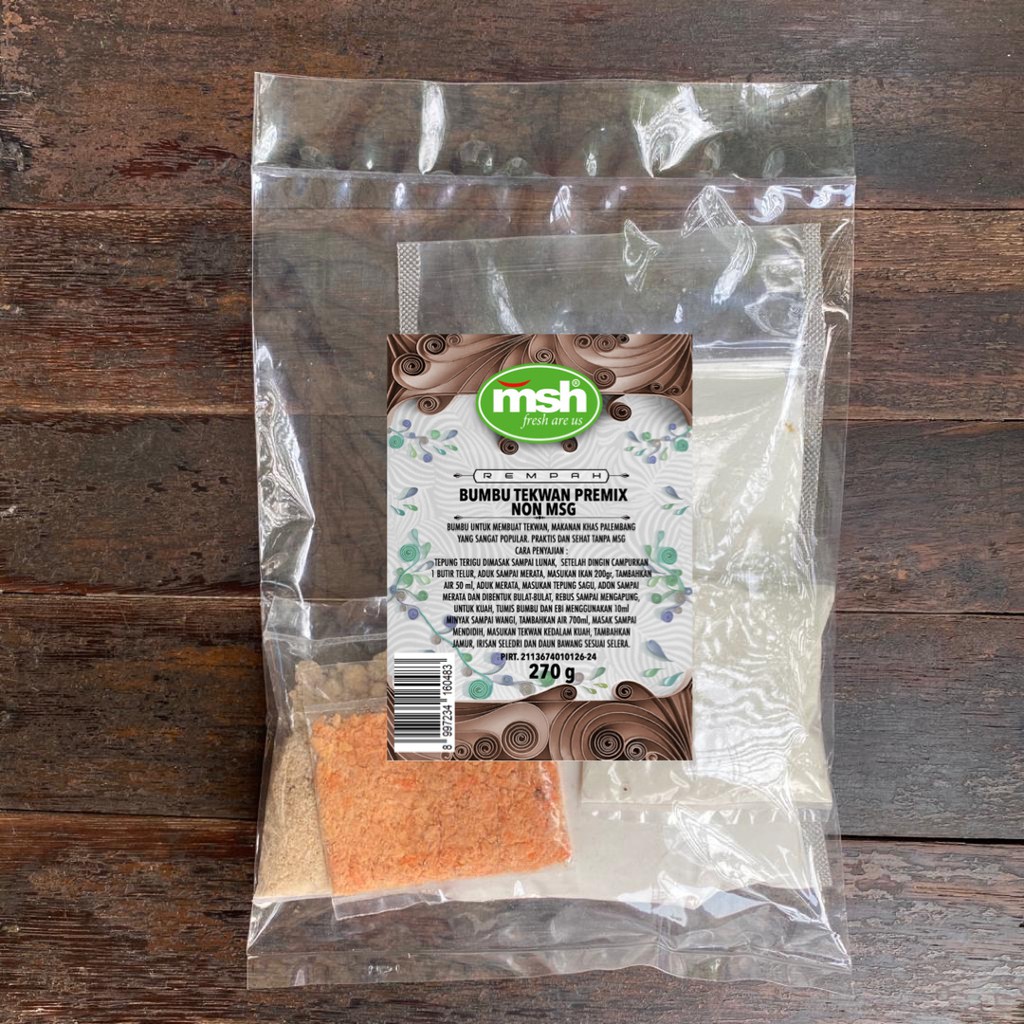 

MSH Bumbu Tekwan Premix Non MSG 270 g