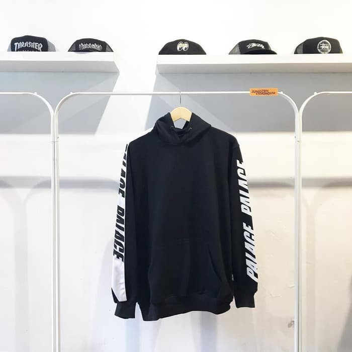 JAKET PULLOVER HOODIE PAL S2X4 JAKET PRIA Trend Line ADIDAS Laki Laki Cowok Abu Hitam Merah Kom