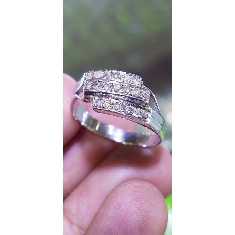 cincin perak berlian