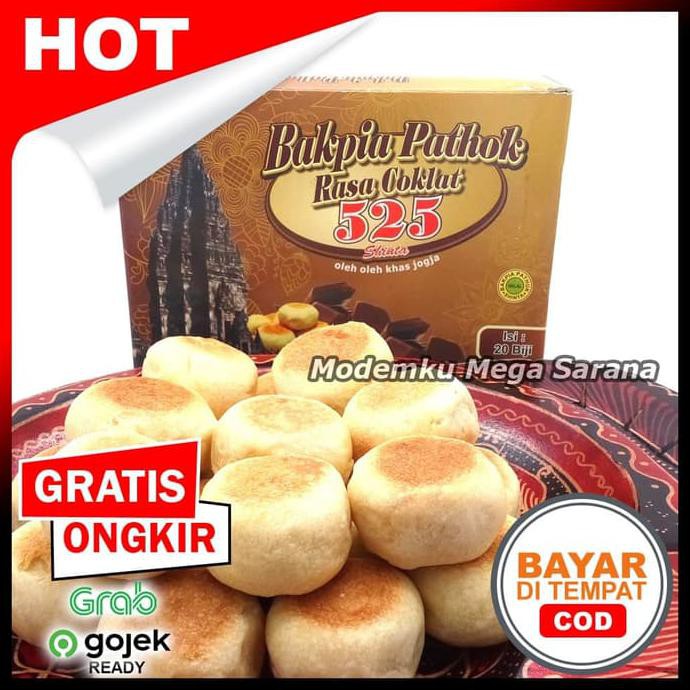 

Silahkan Order] 20 Biji Bakpia Pathok 525 Asli Jogja - Kering - Coklat