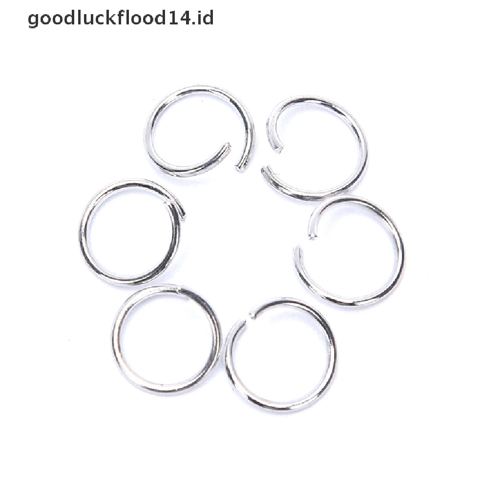 150pcs Gantungan Kunci Dengan Rantai Split Jump Ring Dan Sekrup Mata Pin DIY