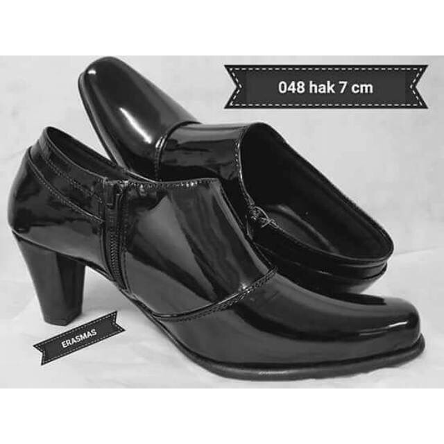 Sepatu dinas wanita PDH / Polwan uk 36 besar sale 