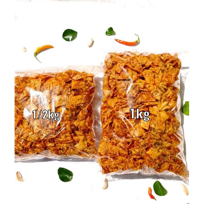 

KRIPIK PANGSIT PANGSIT DAUN JERUK KRIPIK PEDAS