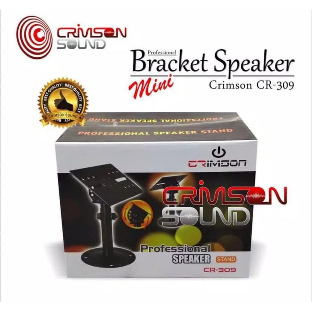 BRACKET SPEAKER CRIMSON CR 302 HARGA SEPASANG