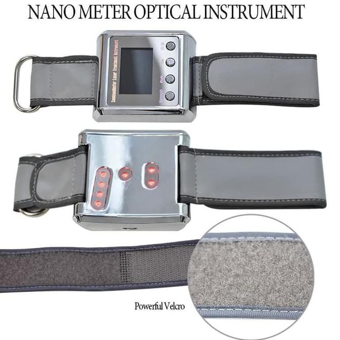 Jam Tangan Terapi Laser Kesehatan 7 Titik Pengencer Darah VS DR Laser