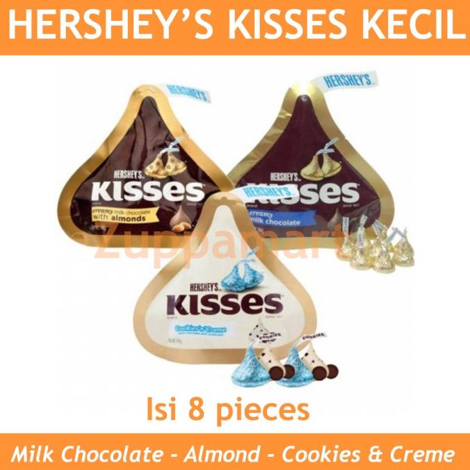 

PROMO HERSHEY'S Kisses Creamy Milk Chocolate 36 Gr - Cokelat Mini Krim MURAH