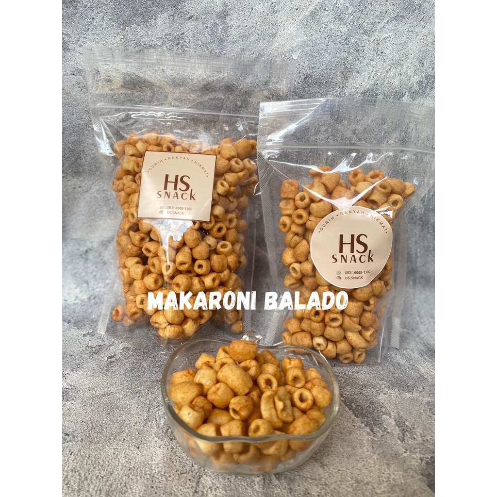 

HS snack - MAKARONI BALADO - SNACK TERLARIS / MAKANAN RINGAN / CEMILAN
