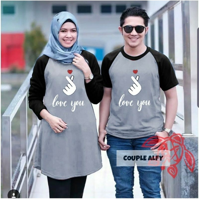 DOLPHIN COUPLE ALFY / COUPLE FATMA / KAOS PASANGAN / CP TUNIK ALFI / CP FATMA