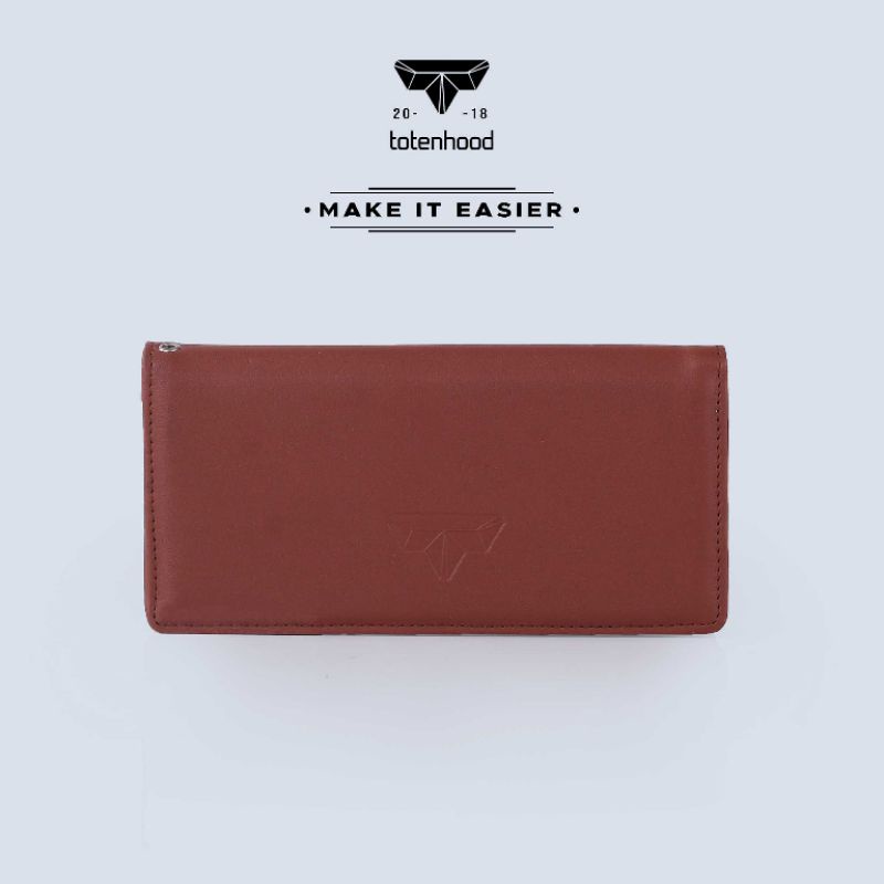 New - Dompet Panjang Pria Terbaru Hitam Coklat | Dompet Resleting | Dompet Distro Original Kulit Sintetis