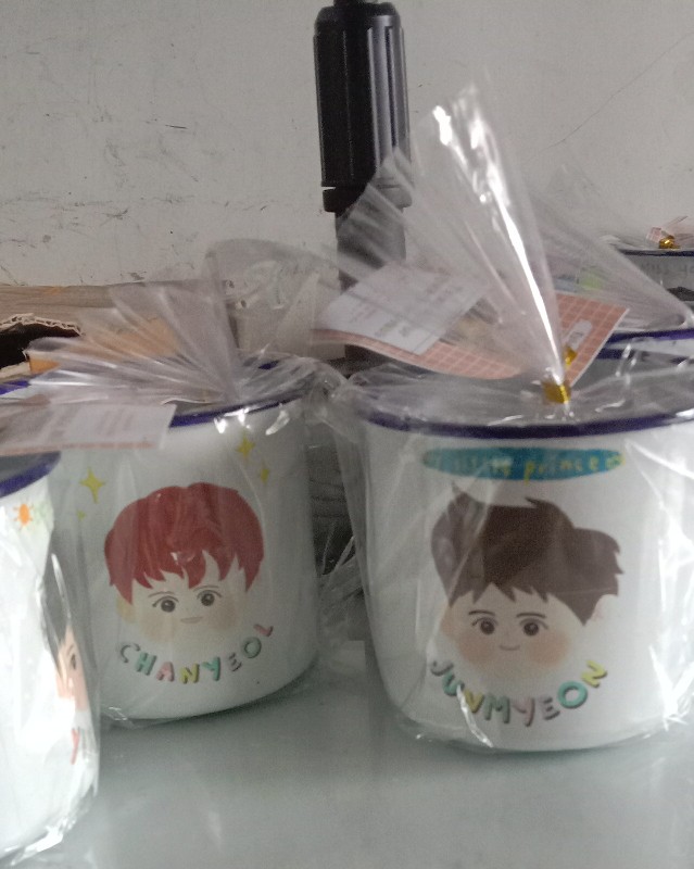 Enamel Putih 7cm (250ml) / Custom Sablon