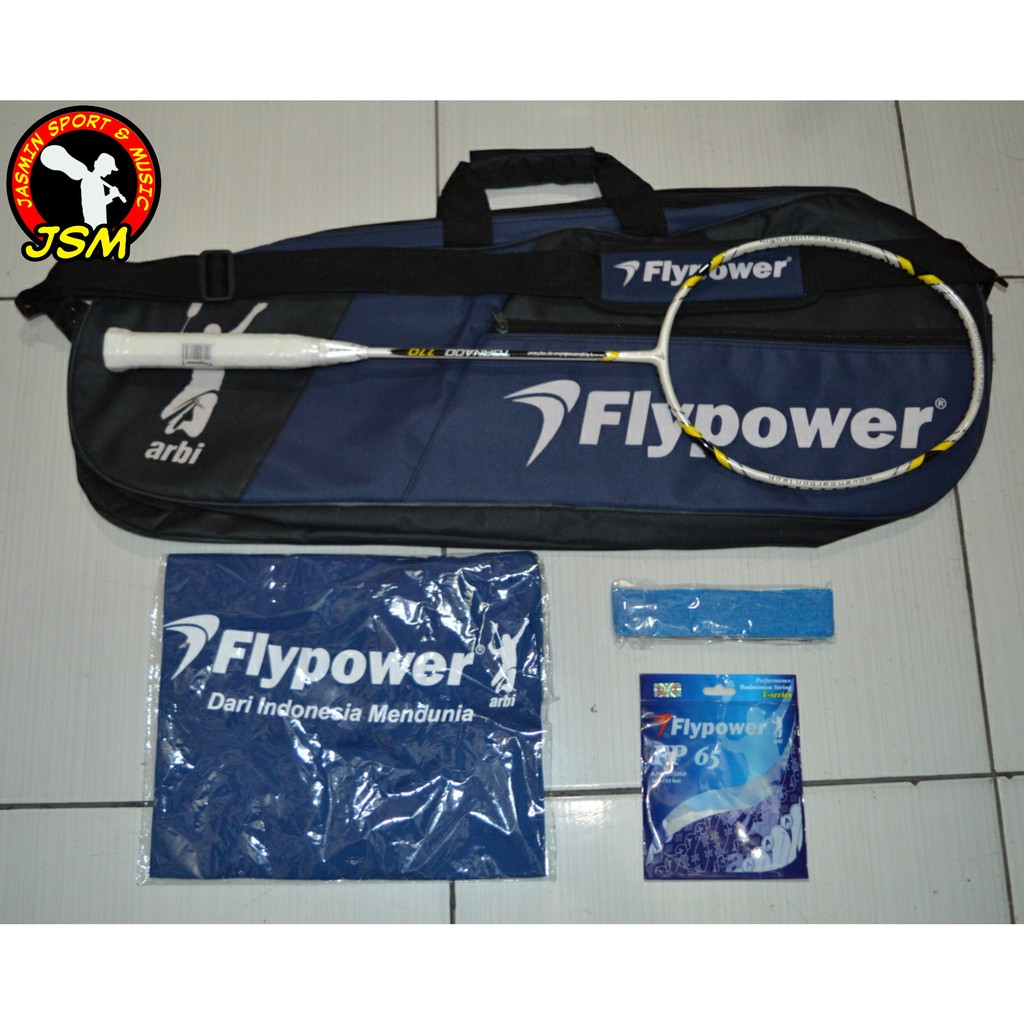 Raket Badminton FLYPOWER Tornado 770 FULLSET - Murah