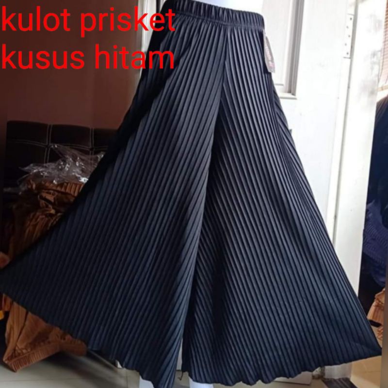 Celana Kulot plisket Klok premium ukuran jumbo