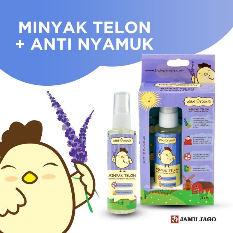 Bebe Roosie Bugs Repellent (Anti Nyamuk) / BebeRoosie Anti Serangga / Minyak Kayu Putih