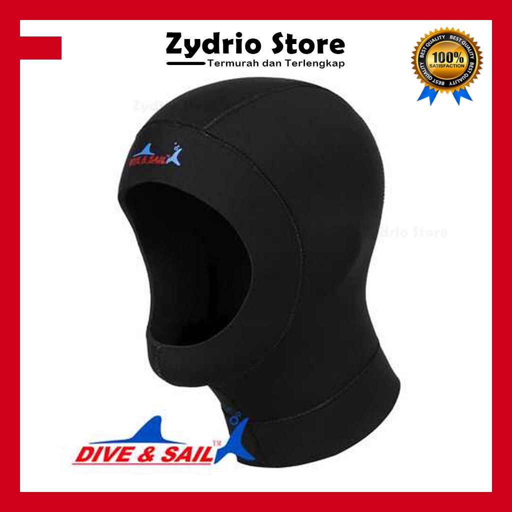 Hood Cap Scuba Selam / Penutup Kupluk Kepala Diving Snorkeling Renang