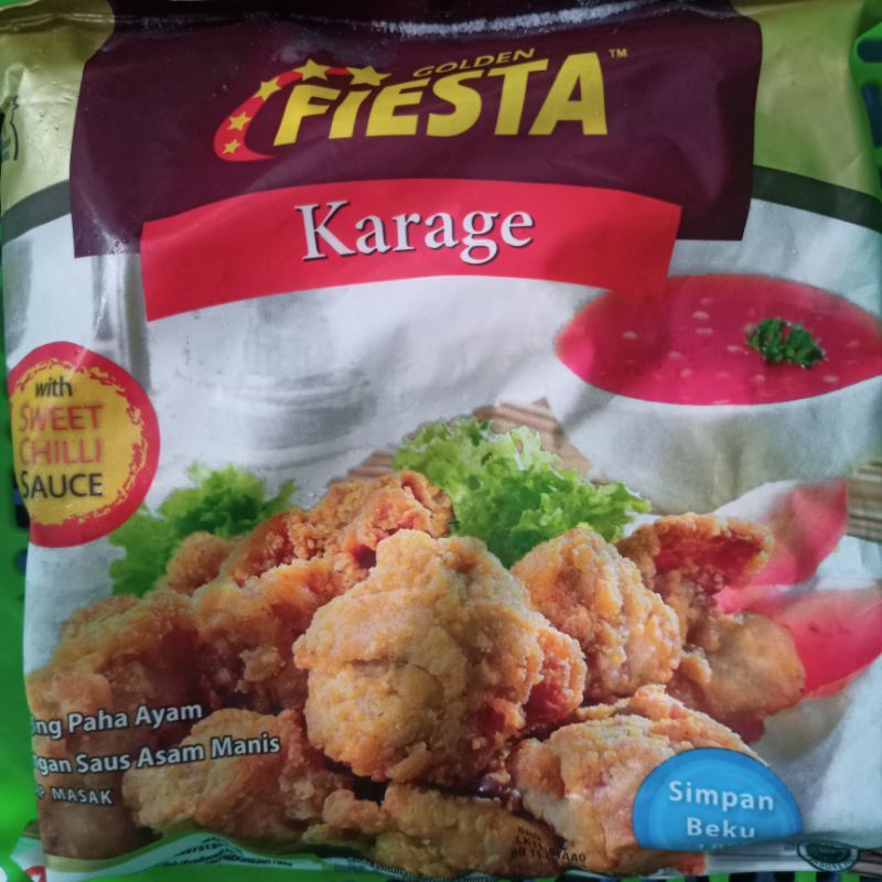 

Golden Fiesta KARAGE with sweet chili sauce