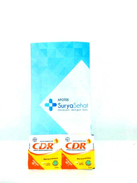 CDR Jeruk 1 strip isi 2 tablet effervescent / CDR Jeruk isi 10 tablet