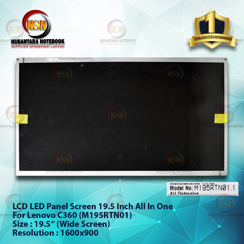 LCD LED Panel Screen PC All In One 19.5 Inch M195RTN01 For Lenovo C360