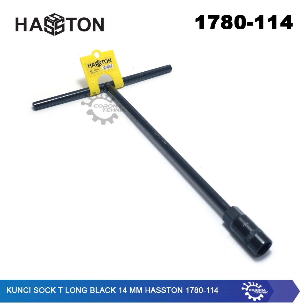 Hasston 1780-114 - Kunci Sock T Long Black 14 mm