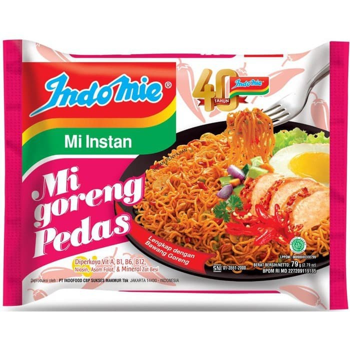 

Indomie Goreng Pedas 1 Dus isi 40 Pcs