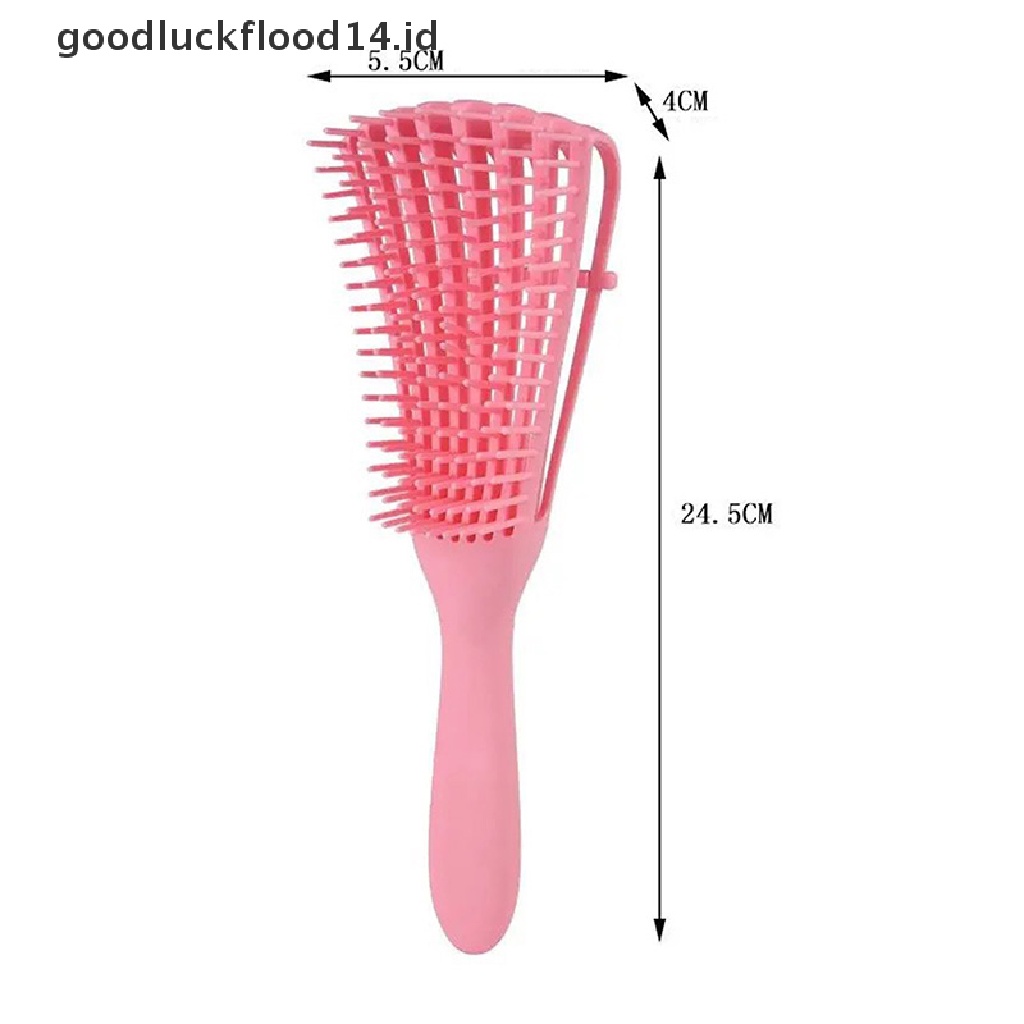 [OOID] Dropshipping Detangling Hair Brush Scalp Massage Curly Hair Women Comb Hairbrush ID