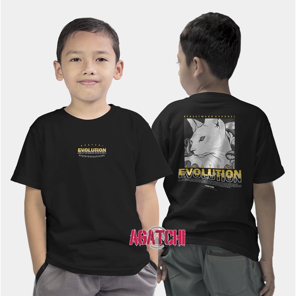 Baju Kaos Atasan Anak Laki-Laki Agatchi Evolution