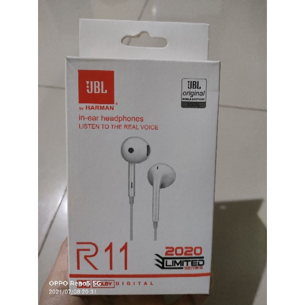 Earphone Headset Handfree VIVO R11 Original Jack3.5mm / Headset Vivo Original