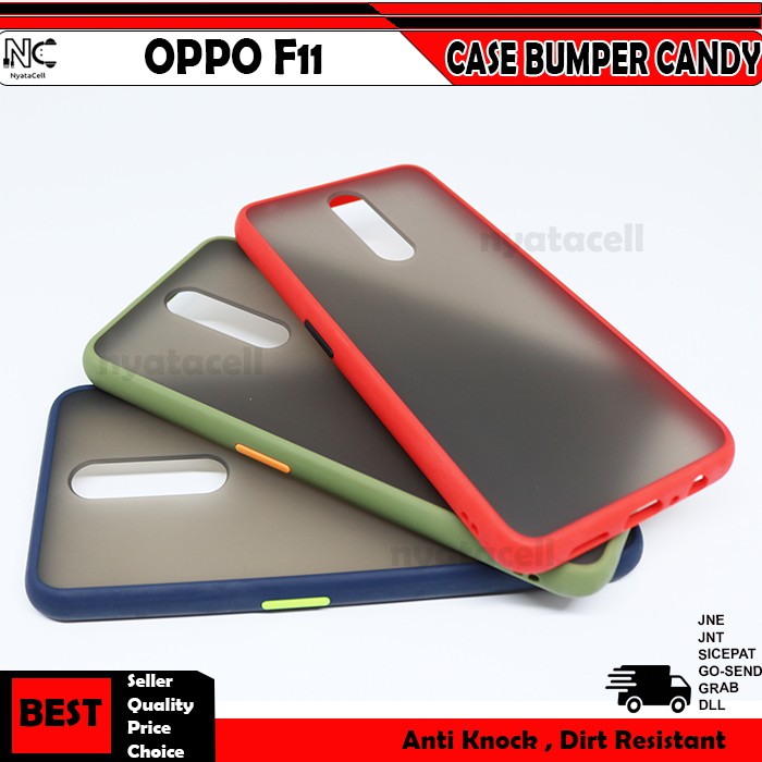 Oppo F1S F5 F7 F9 F11 Pro Neo 9 7 A37 A71 A1K Case Bumper Candy Matte Hybrid Casing Hard Aero-OPPO F11