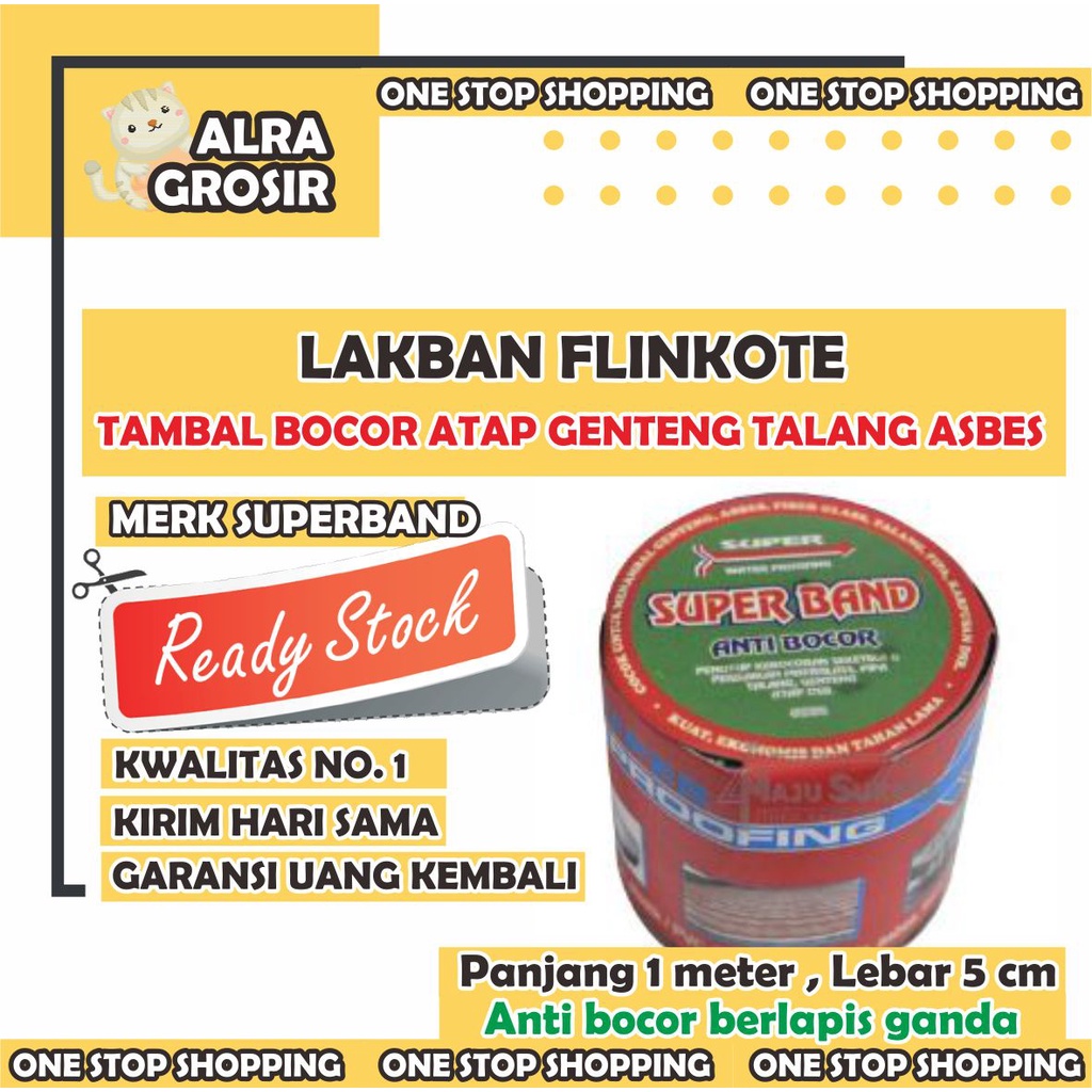 Lakban Flinkote SUPER BAND Penambal Serbaguna Anti Bocor Waterproof LAKBAN FLINKOTE FLINTKOTE ANTI L