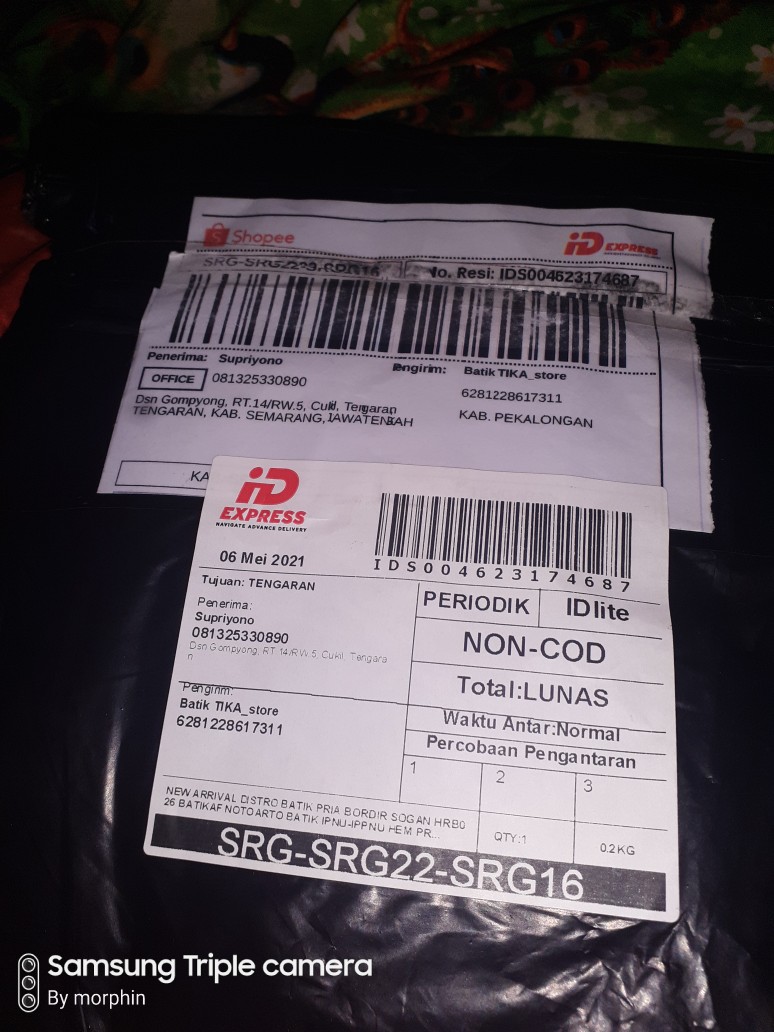 New Arrival Distro Batik Pria Bordir Sogan Hrb026 Batikaf Notoarto Batik Ipnu-ippnu Hem Pria Bel