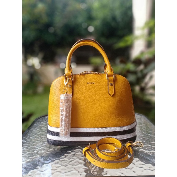 Bonia Original leather alma kuning