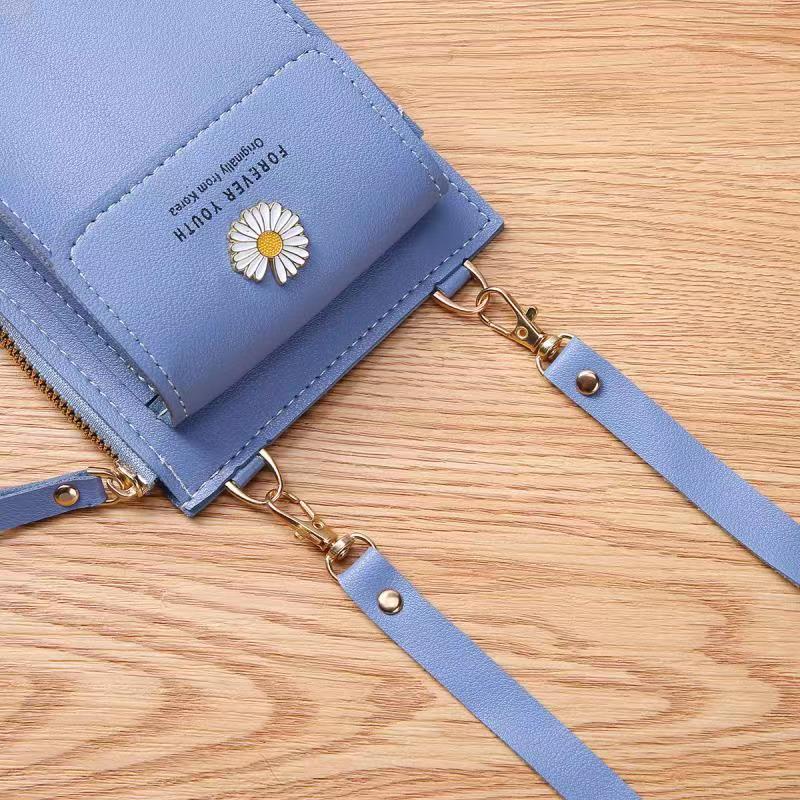 Dompet Pocket Tempat Hp Wanita / Dompet Multifungsi Tas Selempang Wanita Import