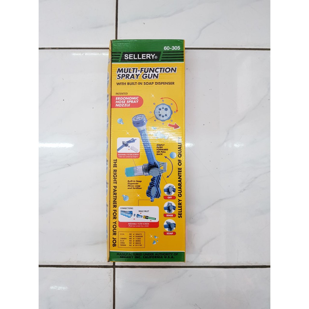 MINI ez jet water canon multi function SPRAY GUN SELLERY 60-305