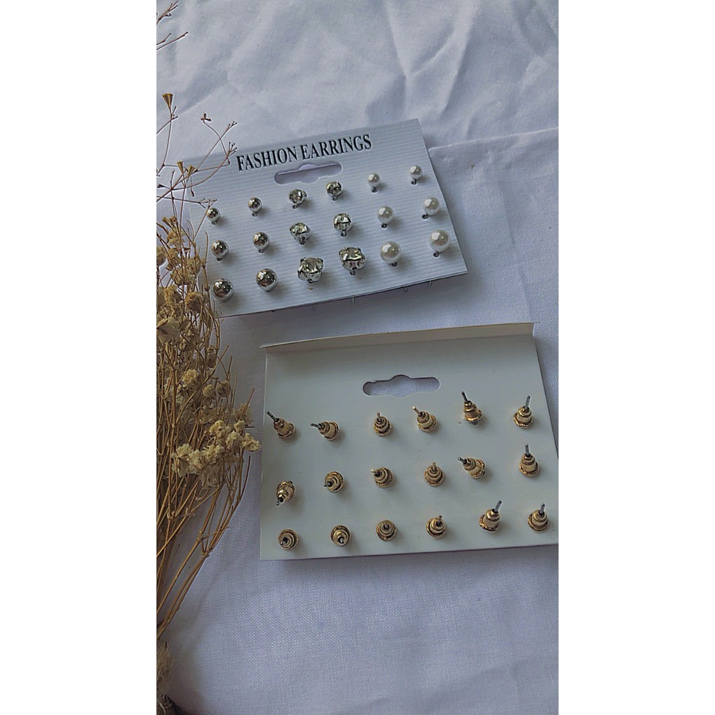 ★ODS★  Anting  FA26 Import simple SET BIJI/ANTINGSET/ANTINGIMPORT