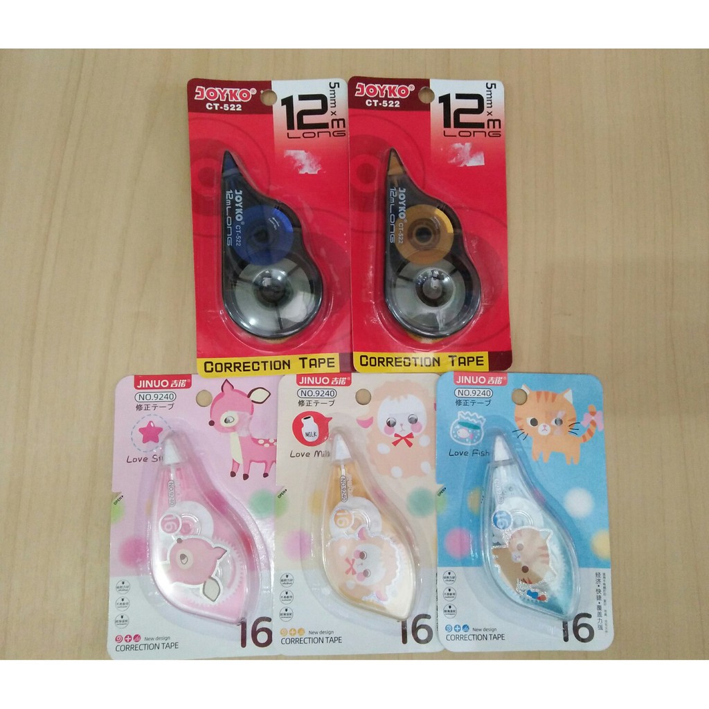 

(PCS) CORRECTION TAPE / TIPE X KERTAS CT-522
