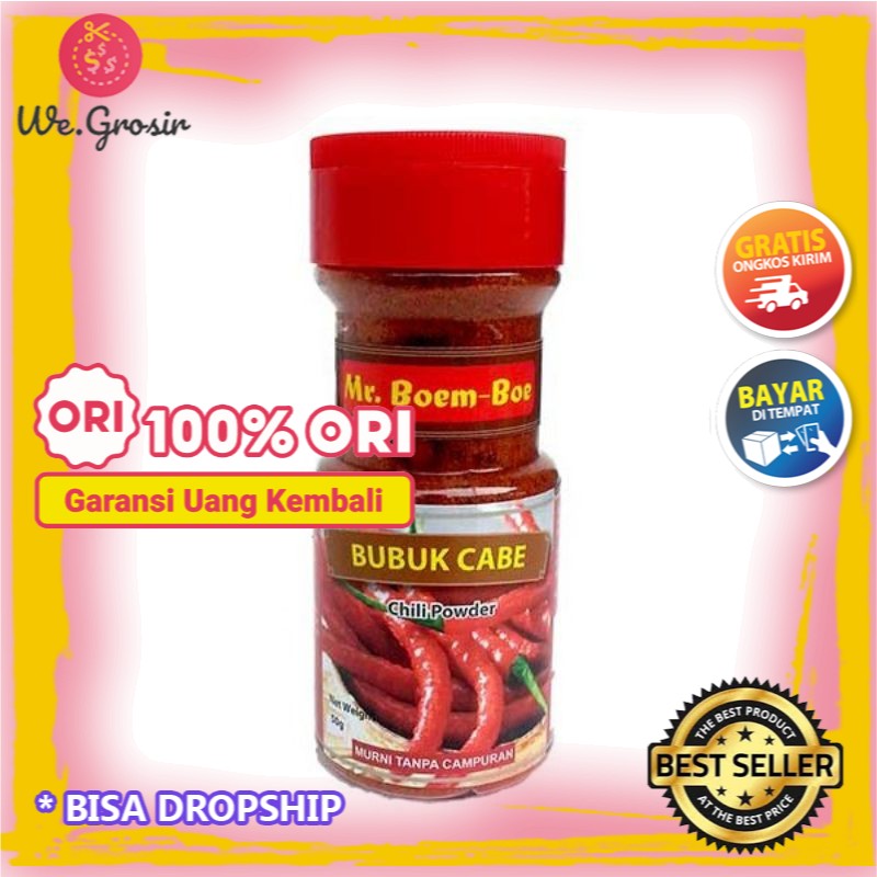 

Bubuk Cabe Pilihan - Mr Boemboe 50gr