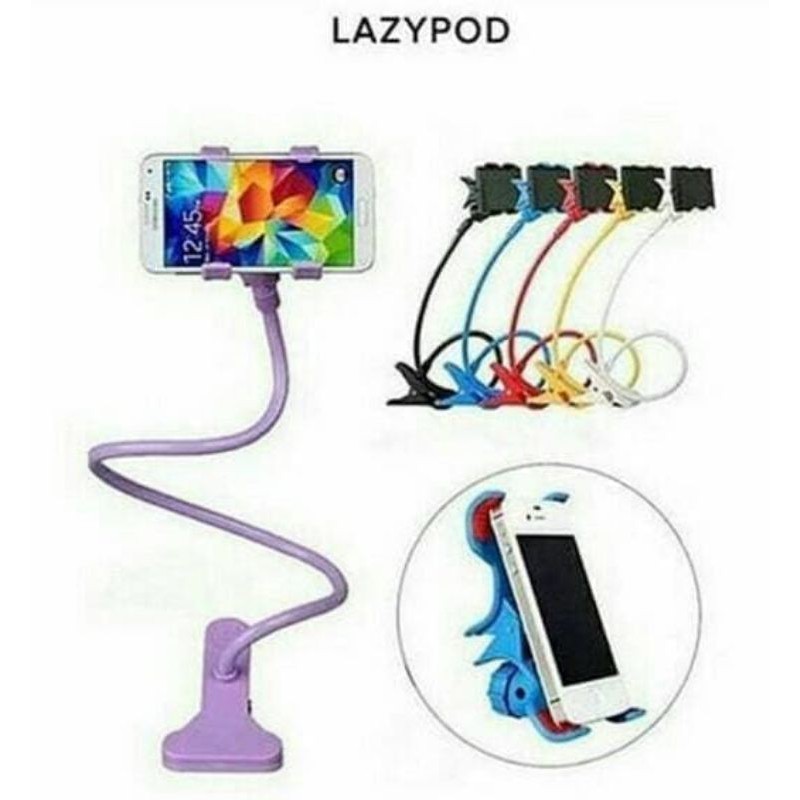 LAZY POD / JEPITAN HP / HOLDER HP / FLEXIBLE HOLDER FOR SMARTPHONE LAZYPOD